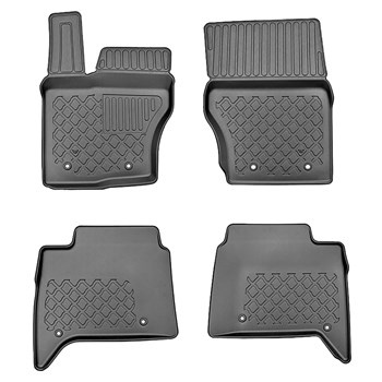 TPE Fußmatten Auto für Land Rover Discovery V SUV (03.2017-....) - schwarz Autom