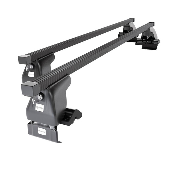 Stahl-Dachträger für Volkswagen Jetta mk VI (2011-2018) - schwarz Dachträger Dachgepäckträger - ohne Montagelemente