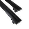 Aluminium-Dachträger für Ssangyong Musso (1996-2005) - schwarz Dachträger Dachgepäckträger - reling