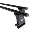Aluminium-Dachträger für BMW 3er G20 (2019-....) - schwarz Dachträger Dachgepäckträger - Montagepunkte