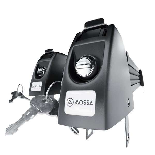 Skiträger auf dem Dachgepäckträger - Ski rack M-7703 - schwarz - für 3 Skipaare oder 2 Snowboards