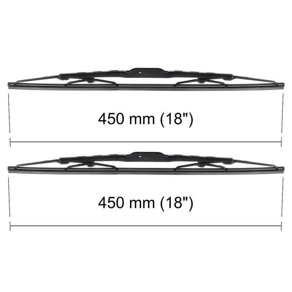 Vordere Scheibenwischer für Opel Corsa B Caravan, Hatchback, Pick-Up, Limousine (03.1993-09.2000) - Wischerblätter Standard