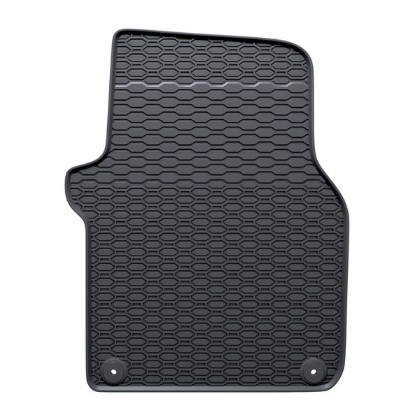 Gummifußmatten Auto für Volkswagen Crafter II (2017-....) - Gummimatten Gummi Fußmatten - schwarze