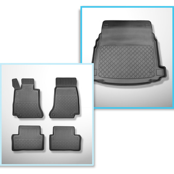 Set Kofferraumschale und angepasste Autoteppiche TPE für: Mercedes-Benz CLS C257