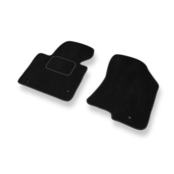 Fußmatten Auto für Kia Carens IV MPV (2013-2019) - Premium Velours schwarze Auto