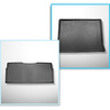 Set Kofferraumschale und angepasste Autoteppiche TPE für: Mercedes-Benz Vito W447 Tourer (10.2014-....) - hinter der dritten Sitzreihe;Extra lange Version (Extra Long) (Radstand 3430 mm;Fahrzeuglänge 5370 mm);ohne geteilten Gepäckraum;voll hinten 2. Reihe