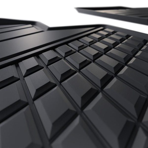 TPE Fußmatten Auto für Hyundai i30 III Hatchback (2017-....) - schwarz Automatten Autoteppiche