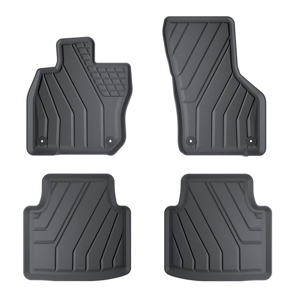 TPE Fußmatten Auto für Volkswagen Passat B9 Variant (2023-....) - schwarz Automatten Autoteppiche