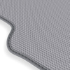 Fußmatten Auto für Honda Jazz II Hatchback (2002-2008) - Premium Velours graue Automatten Autoteppiche