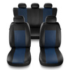 Universal Sitzbezüge Auto für Peugeot 208 I, II (2012-....) - Autositzbezüge Schonbezüge für Autositze - CM-BL