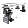 Aluminium-Dachträger für Volkswagen Jetta mk V (2005-2010) - silbern Dachträger Dachgepäckträger - ohne Montagelemente
