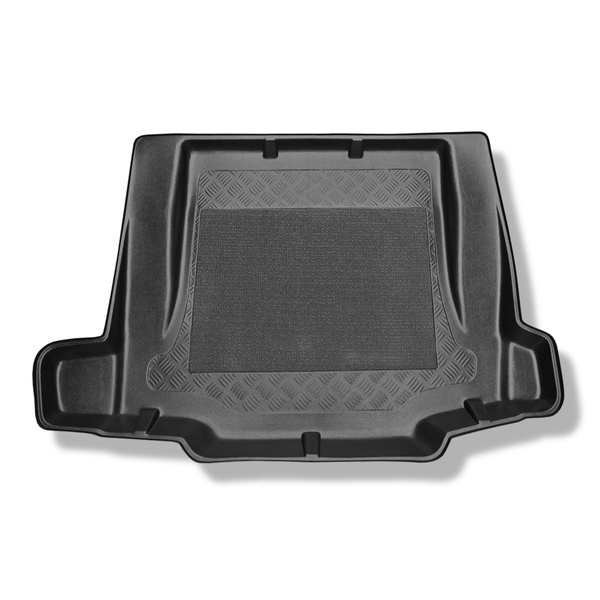 Kofferraumwanne für BMW 1er E87 Hatchback (09.2004-2011) - Kofferraummatte rutschfest Schutzmatte - mit Ausbuchtung rechts und links