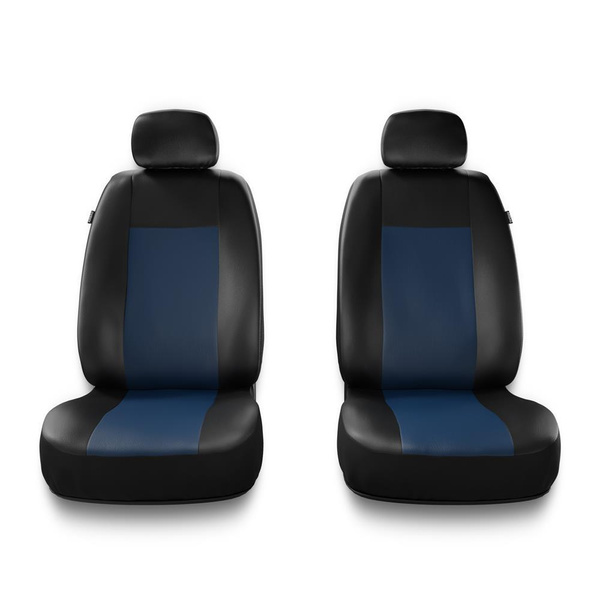 Universal Sitzbezüge Auto für Peugeot 508 I, II (2011-....) – Vordersitze Autositzbezüge Schonbezüge – 2CM-BL