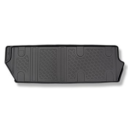 TPE Fußmatten Auto für Mercedes-Benz Vito W447 Van (10.2014-....) - schwarz Automatten Autoteppiche - nicht verschiebbare Sitze, auf Haken; Compact, Long und Extra Long