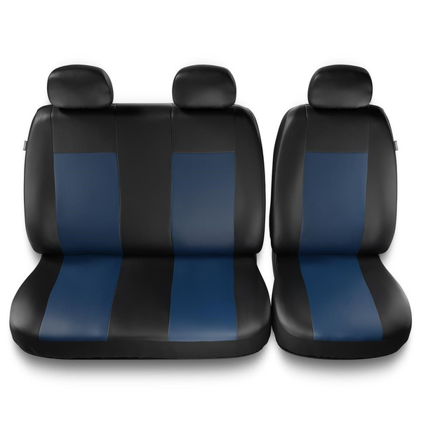 Universal Sitzbezüge Auto für Fiat Ducato III, IV, V, VI (1994-....) – Vordersitze Autositzbezüge Schonbezüge – BC-BL