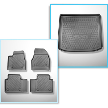 Set Kofferraumschale und angepasste Autoteppiche TPE für: Aiways U5 SUV (12.2020