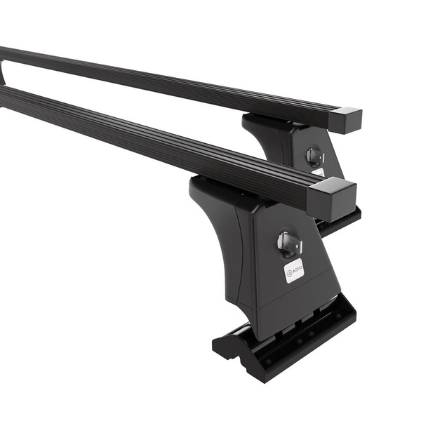 Stahl-Dachträger für Peugeot 3008 (2009-2016) - schwarz Dachträger Dachgepäckträger - Montagepunkte