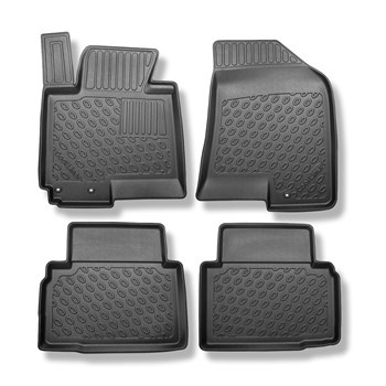 TPE Fußmatten Auto für Hyundai ix35 SUV (2010-06.2015) - schwarz Automatten Autoteppiche