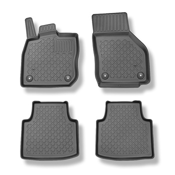 TPE Fußmatten Auto für Skoda Superb IV Liftback, Kombi (02.2023-....) - schwarz 