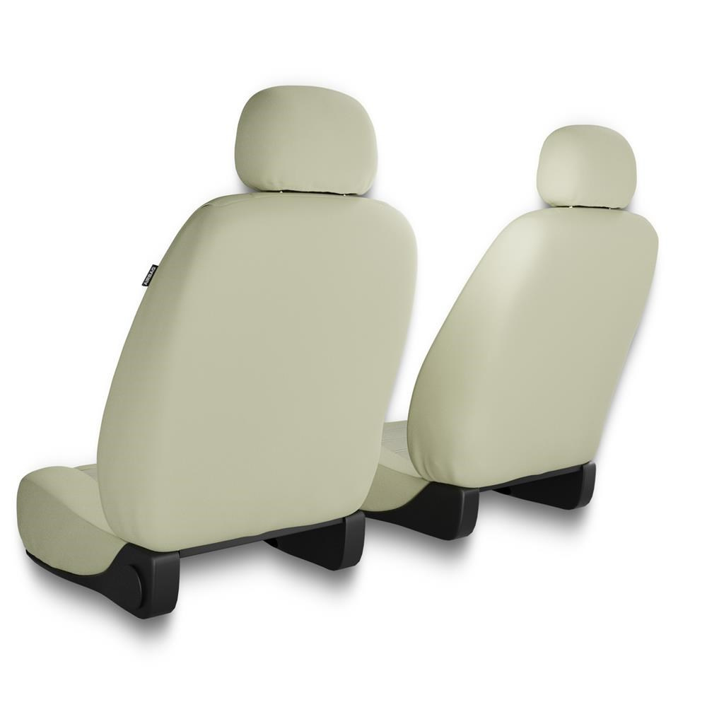 Universal Sitzbezüge Auto für Skoda Superb I, II, III (2001-2019) -  Autositzbezüge Schonbezüge für Autositze - MD-8 Muster 2 (beige)