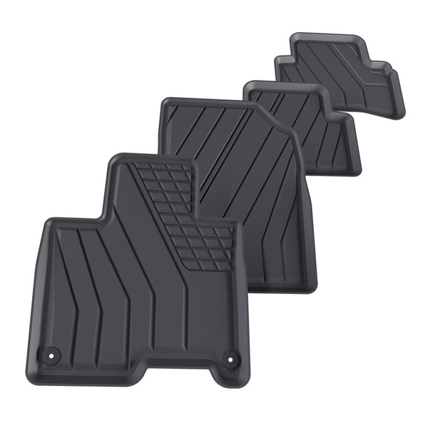 TPE Fußmatten Auto für Kia Sportage V SUV (2021-....) - schwarz Automatten Autoteppiche - auch für Mild Hybrid; nicht fuer HEV Hybrid und Plug-in Hybrid