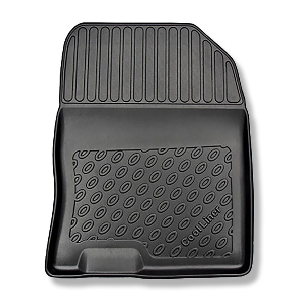 TPE Fußmatten Auto für Hyundai Kona SUV (11.2017-....) - schwarz Automatten Autoteppiche - nicht für die elektrische und Hybrid Version