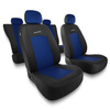 Universal Sitzbezüge Auto für Chevrolet Epica (2006-2012) - Autositzbezüge Schonbezüge für Autositze - S-BL