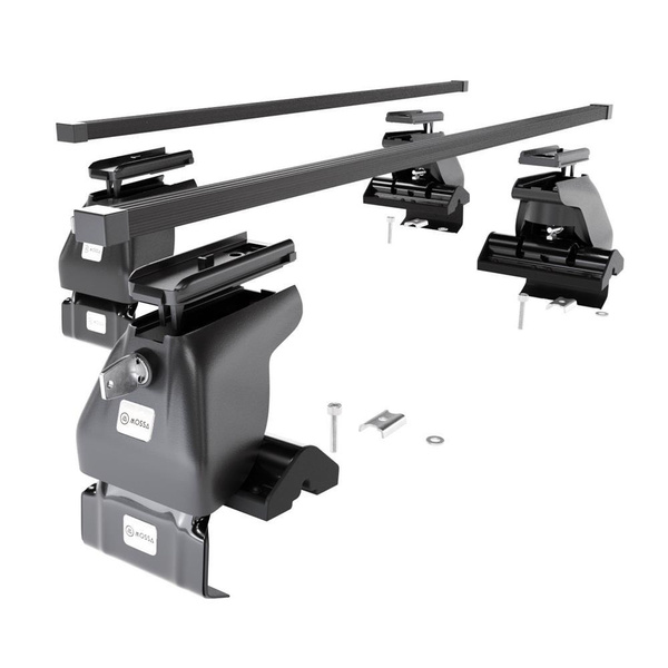 Stahl-Dachträger für Peugeot 1007 (2005-2009) - schwarz Dachträger Dachgepäckträger - ohne Montagelemente