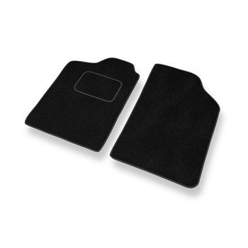 Fußmatten Auto für Renault Clio I Hatchback (1990-1998) - Premium Velours schwar