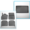 Set Kofferraumschale und angepasste Autoteppiche TPE für: Renault ZOE Hatchback (12.2012-05.2019)