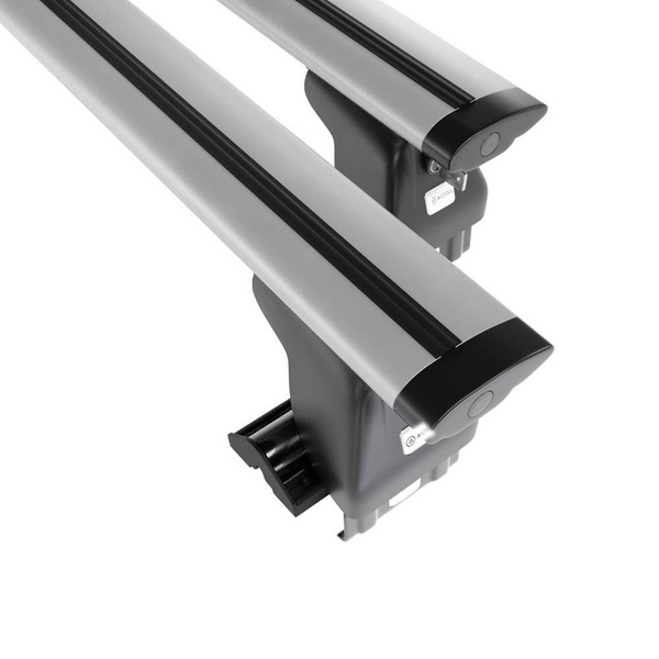 Aluminium-Dachträger für Toyota Yaris mk I (2004-2005) - silbern Dachträger Dachgepäckträger - ohne Montagelemente