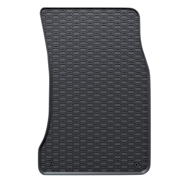 Gummifußmatten Auto für BMW 5er E60, E61 Limousine, Touring (2003-2010) - Gummimatten Gummi Fußmatten - schwarz - 4 Stk.