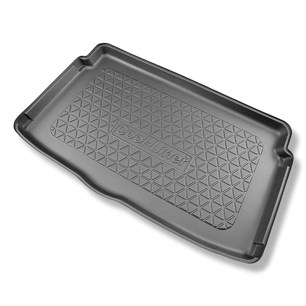 Set Kofferraumschale und angepasste Autoteppiche TPE für: Hyundai i20 III BC3 Hatchback (10.2020-....) - unterer Kofferraum;ohne Doppelboden im Kofferraum