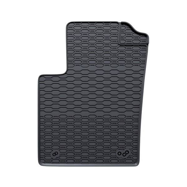 Gummifußmatten Auto für Ford Ka II (2008-2016) - Gummimatten Gummi Fußmatten - schwarze