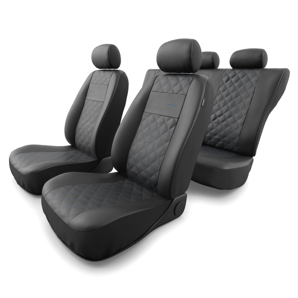 Universal Sitzbezüge Auto für Volkswagen Amarok I, II (2010-....) – Autositzbezüge Schonbezüge für Autositze – PRF-BL