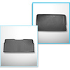 Set Kofferraumschale und angepasste Autoteppiche TPE für: Mercedes-Benz EQV 300 Van (10.2020-....) - lange Version (Radstand 3.200 mm;Autolänge 5.140 mm);hinter der dritten Sitzreihe;ohne geteilten Gepäckraum;voll hinten 2. Reihe