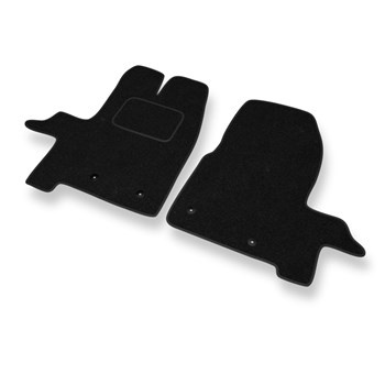 Fußmatten Auto für Ford Transit Custom (2012-2023) - schwarze Automatten Autoteppiche