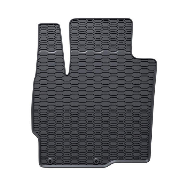 Gummifußmatten Auto für Mitsubishi Outlander III SUV (2012-2022) - Gummimatten Gummi Fußmatten - schwarz - 4 Stk.