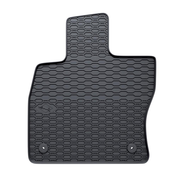 Gummifußmatten Auto für Seat Leon IV Hatchback, Sportstourer (2020-....) - Gummimatten Gummi Fußmatten - schwarz - 2 Stk.