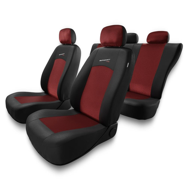 Universal Sitzbezüge Auto für BMW X6 E71, F16, G06 (2008-....) – Autositzbezüge Schonbezüge für Autositze – S-RD