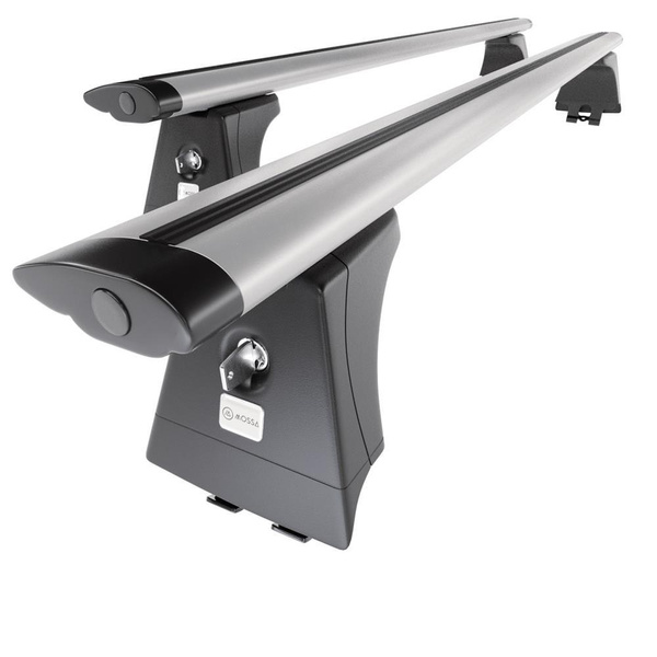 Aluminium-Dachträger für Ford Focus mk II (2008-2011) - silbern Dachträger Dachgepäckträger - Montagepunkte