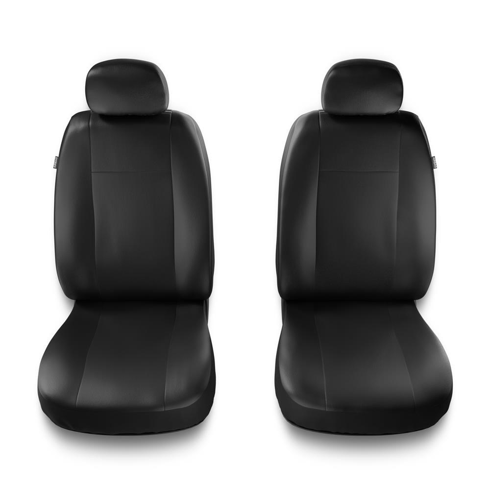 Universal Sitzbezüge Auto für Ford Galaxy I, II, III, IV (1995-2019) -  Vordersitze Autositzbezüge Schonbezüge - 2CM-B schwarz