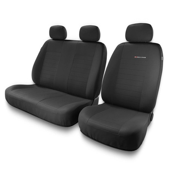 Maßgeschneiderte Sitzbezüge Auto für Renault Trafic II Van (2001-2014) - Autositzbezüge Schonbezüge für Autositze - nur vordere Sitze - E4