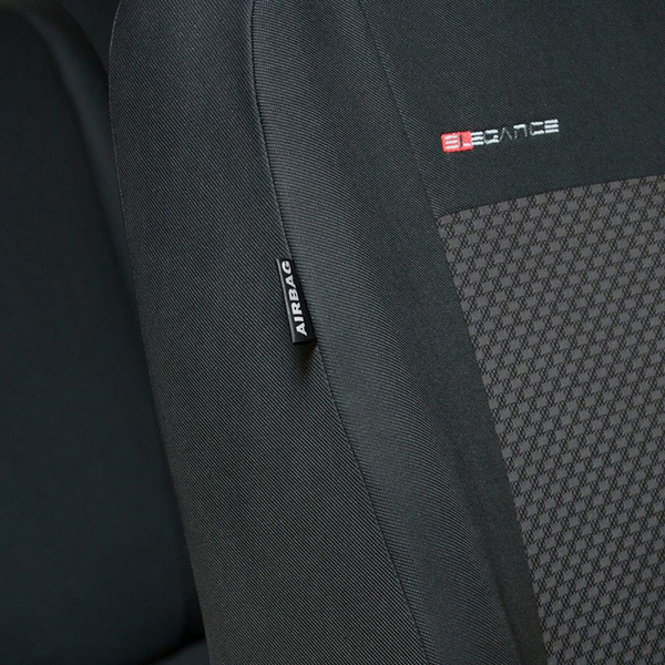 Maßgeschneiderte Sitzbezüge Auto für Toyota Aygo II Hatchback (2014-2022) - Autositzbezüge Schonbezüge für Autositze - E3