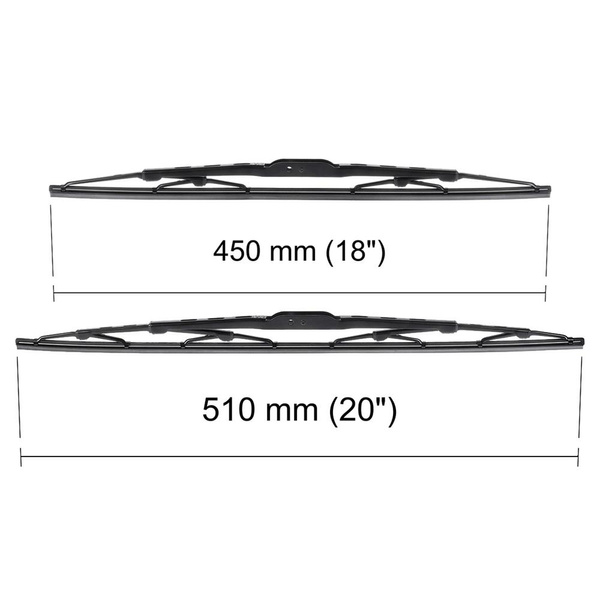 Vordere Scheibenwischer für Nissan 350Z Coupé, Roadster (09.2003-04.2009) - Wischerblätter Standard