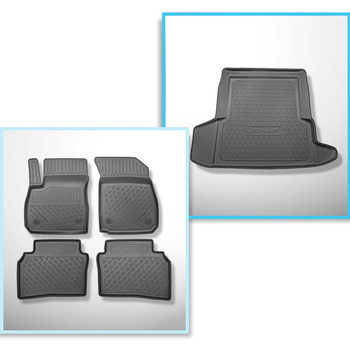 Set Kofferraumschale und angepasste Autoteppiche TPE PREMIUM für: Opel Insignia 