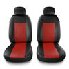Universal Sitzbezüge Auto für Peugeot 307 I, II (2001-2012) - Autositzbezüge Schonbezüge für Autositze - 2CM-RD