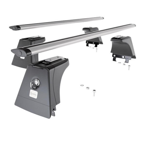 Aluminium-Dachträger für Opel Zafira C (2012-2019) - silbern Dachträger Dachgepäckträger - Montagepunkte