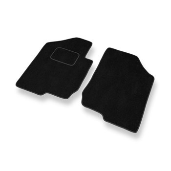 Fußmatten Auto für Kia Carens III MPV (2006-2012) - Premium Velours schwarze Aut
