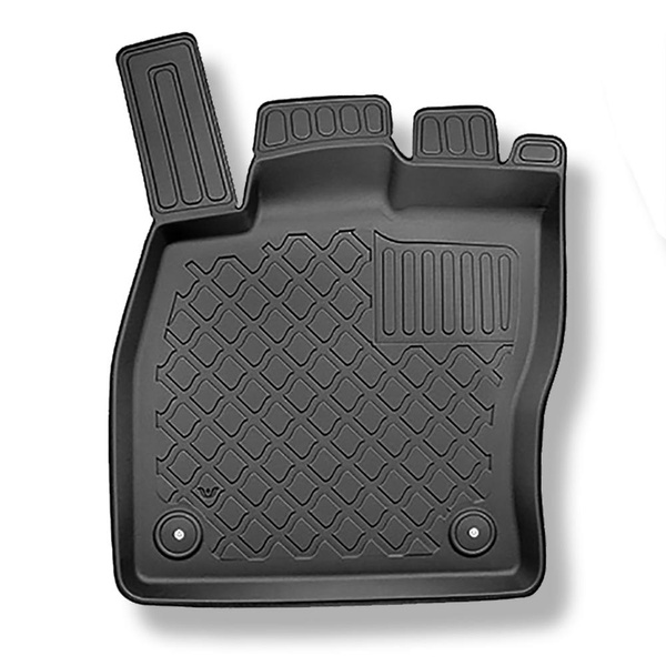 Set Kofferraumschale und angepasste Autoteppiche TPE für: Seat Leon IV KL Hatchback (03.2020-....) - unterer Kofferraum;Modelle ohne Doppelboden;nicht für e-Hybrid PHEV;nicht für mHEV